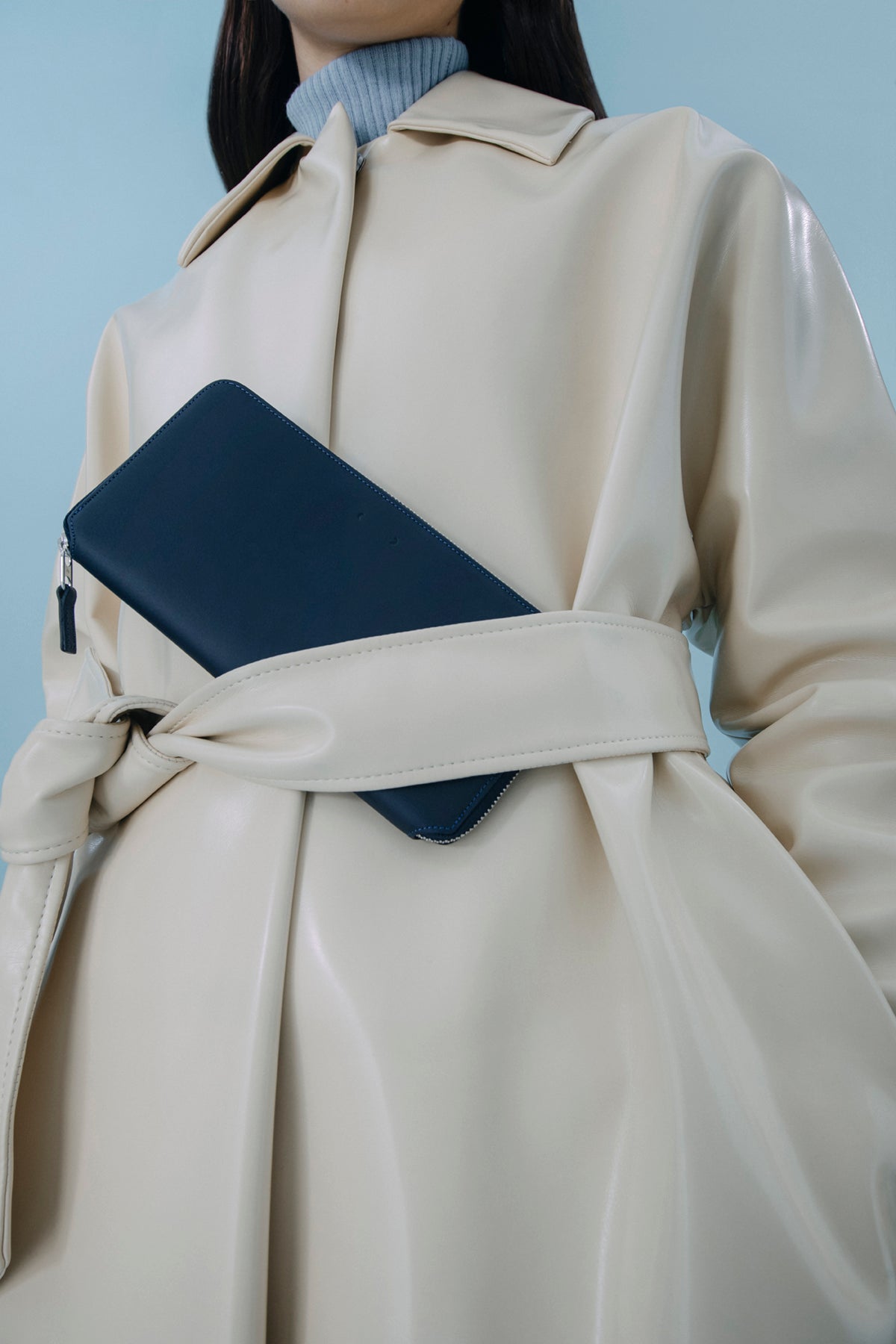 CM 46 Portemonnaie, groß Marineblau